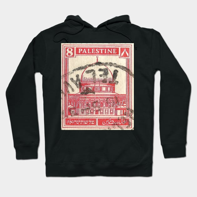 Palestine Stamp, 1920s Hoodie by rogerstrawberry